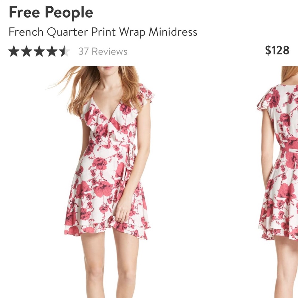 Free People French Quarter Print Wrap Dress